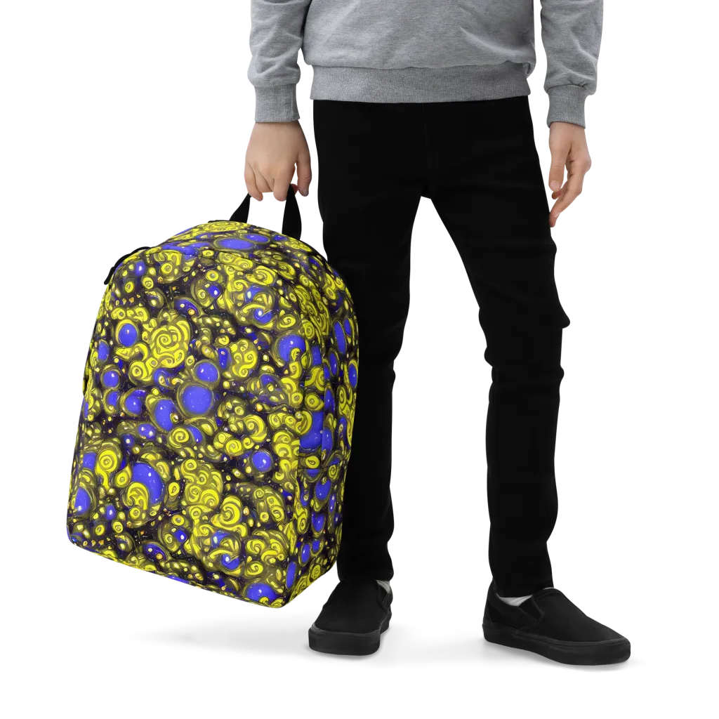 Electric Citrine on Minimalist Backpack — Zoomed-in