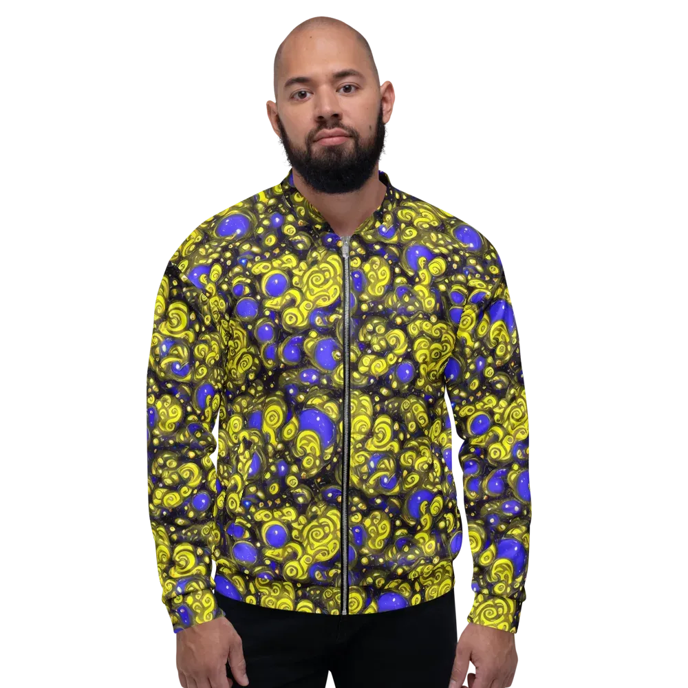 Electric Citrine on Bomber Jacket — Front