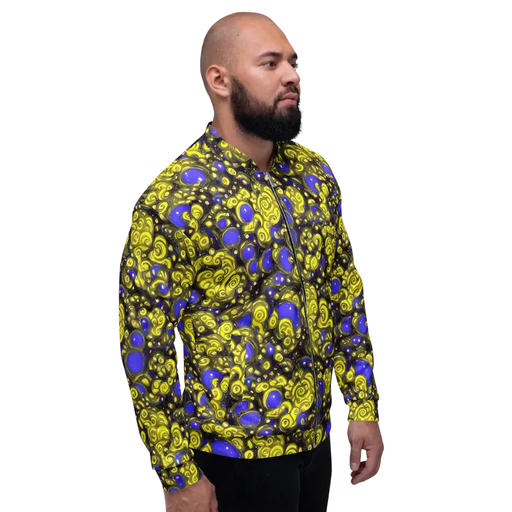 Electric Citrine on Bomber Jacket — Right