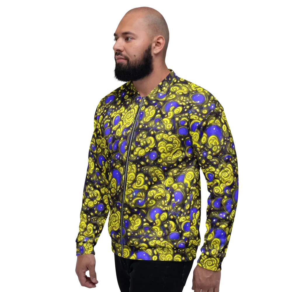 Electric Citrine on Bomber Jacket — Left