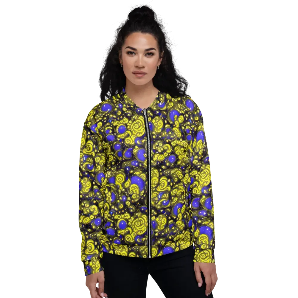Electric Citrine on Bomber Jacket — Front