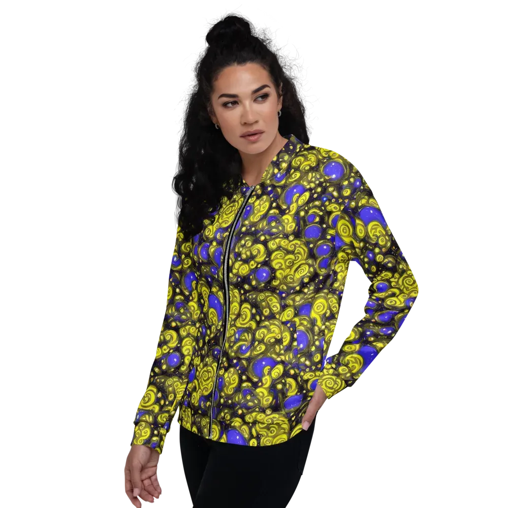 Electric Citrine on Bomber Jacket — Left