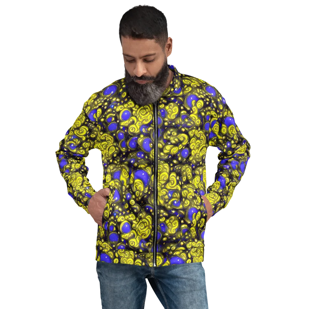 Electric Citrine on Bomber Jacket — Front