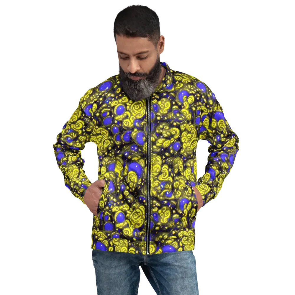 Electric Citrine on Bomber Jacket — Front