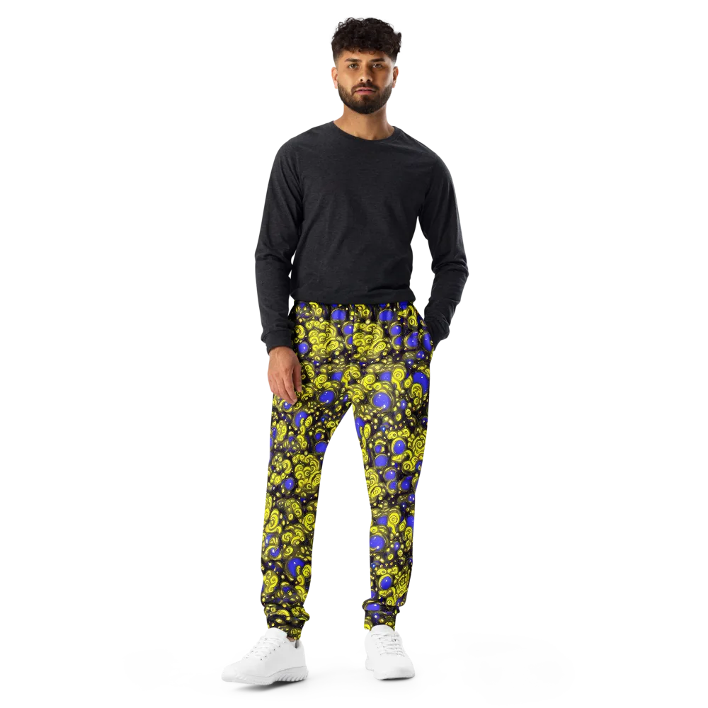 Electric Citrine on Men's Joggers — Front