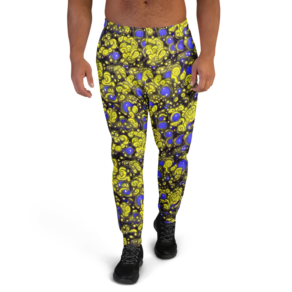 Electric Citrine on Men's Joggers — Front