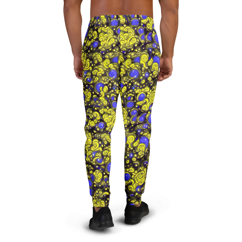 Electric Citrine on Men's Joggers — Back