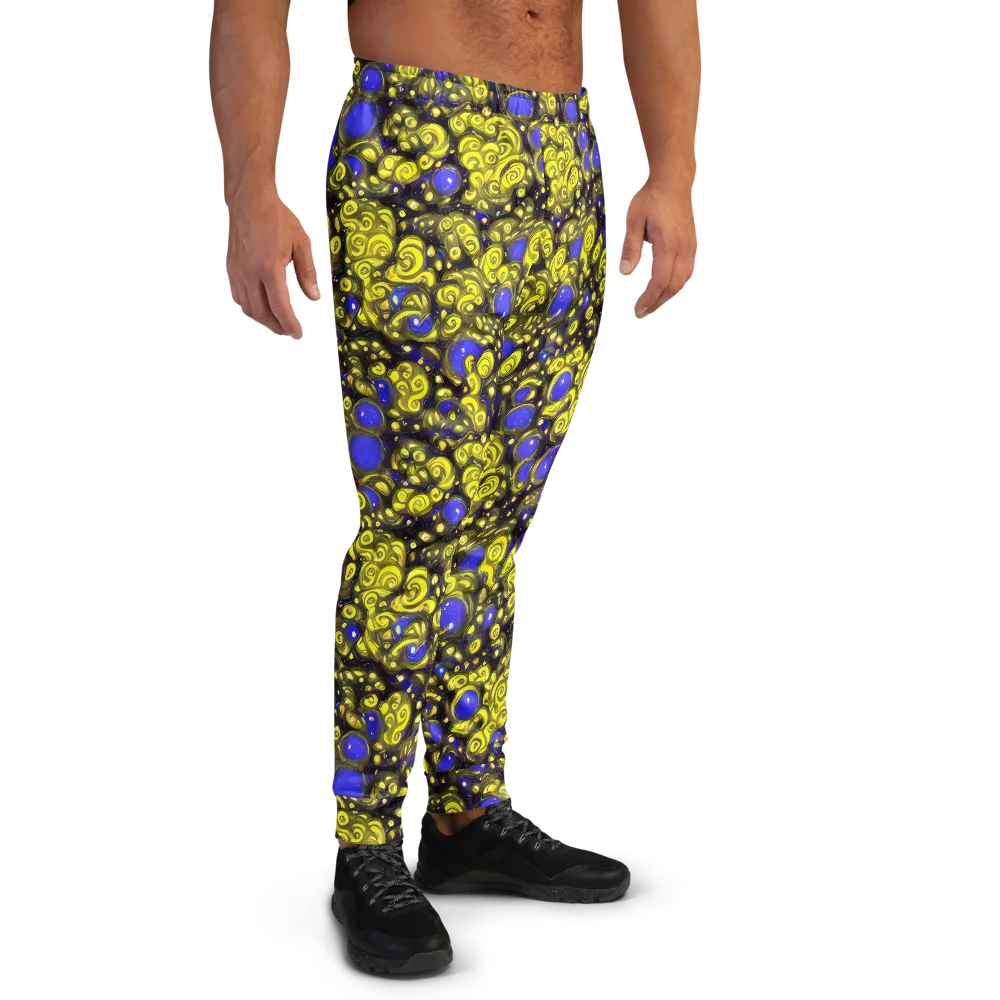 Electric Citrine on Men's Joggers — Right