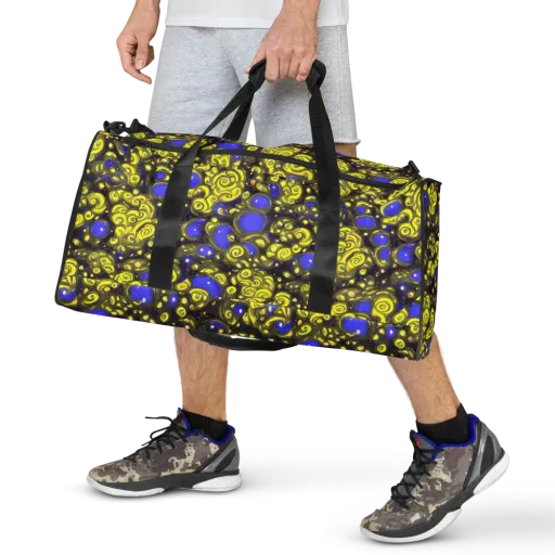 Electric Citrine on a Duffle Bag