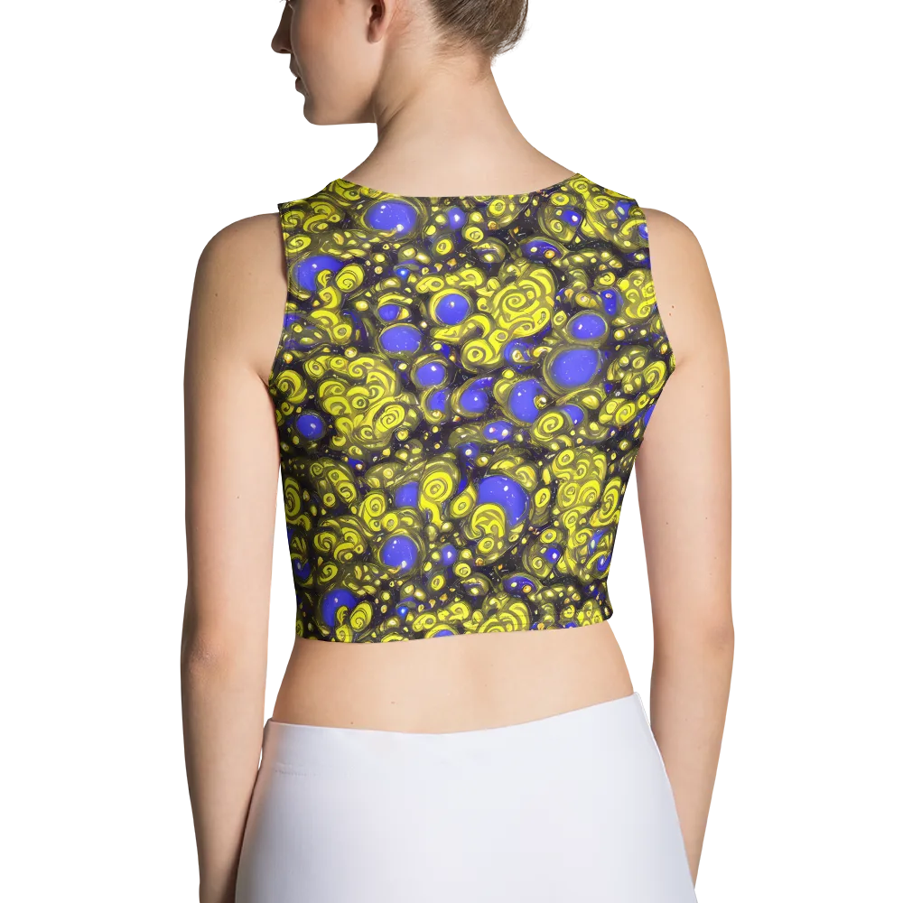 Electric Citrine on Crop Top — Back