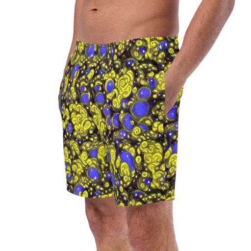 Electric Citrine on a Swim Trunks