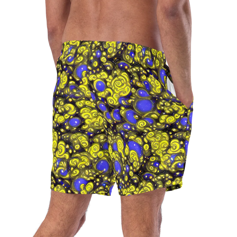 Electric Citrine on Swim Trunks — Right Back