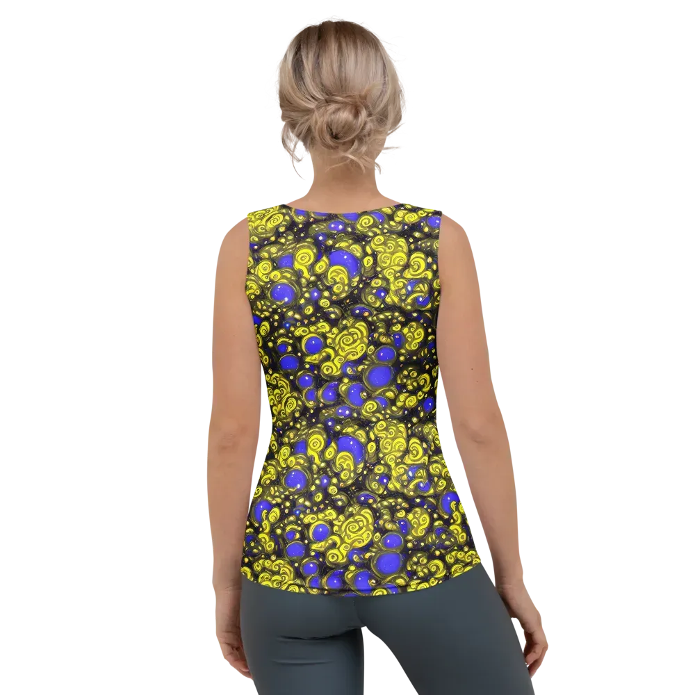 Electric Citrine on Women's Tank Top — Back