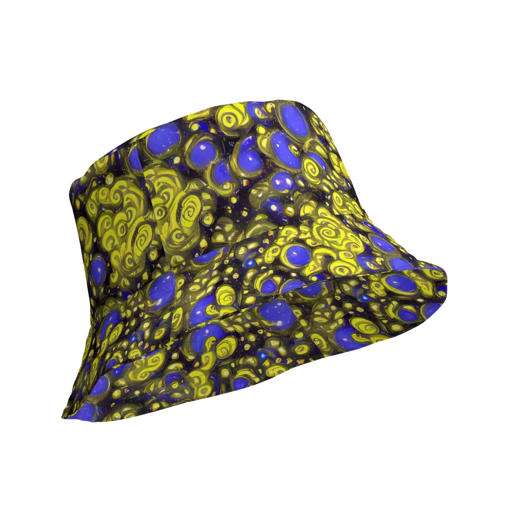 Electric Citrine on Reversible Bucket Hat — Product details Outside