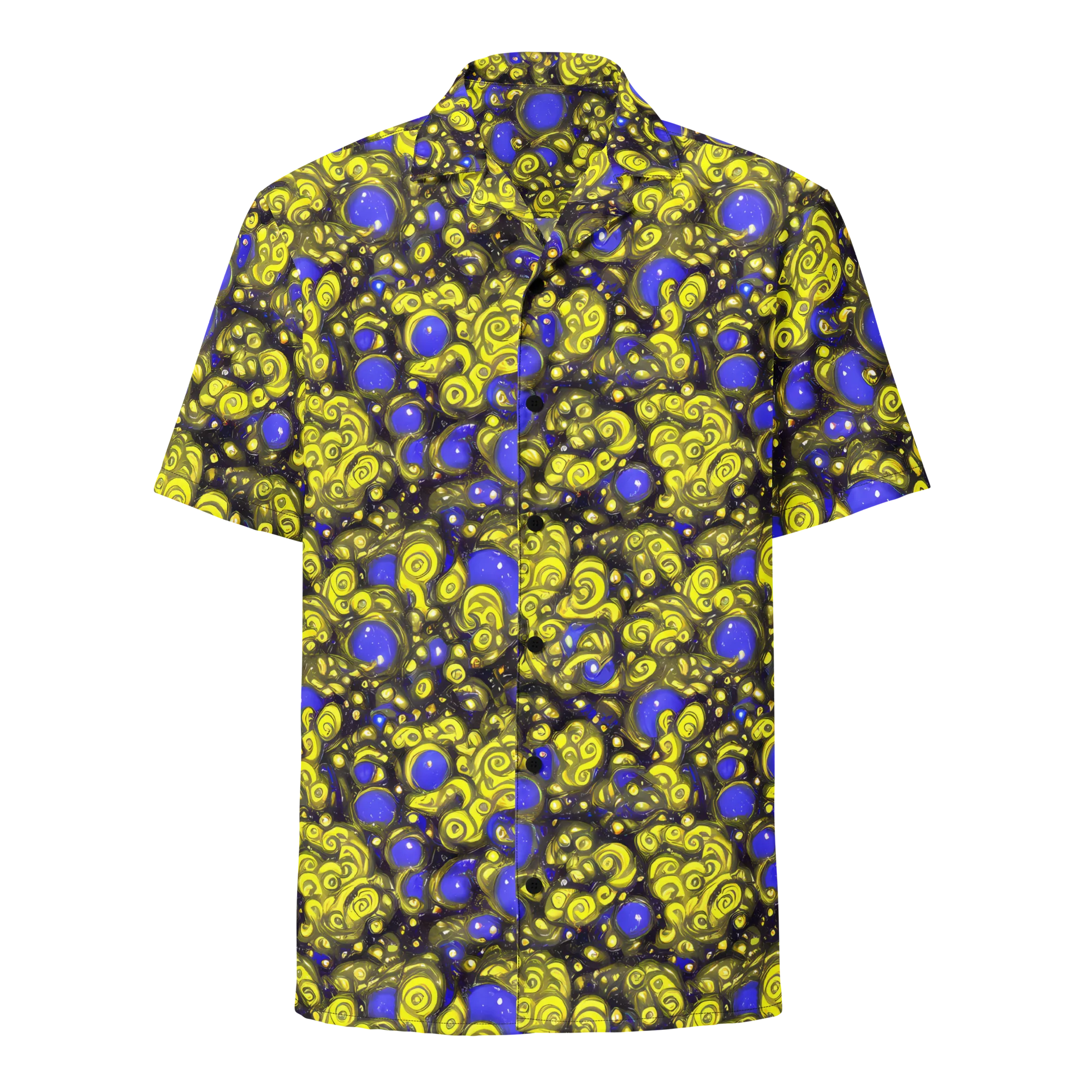 Electric Citrine on Button Shirt — Front