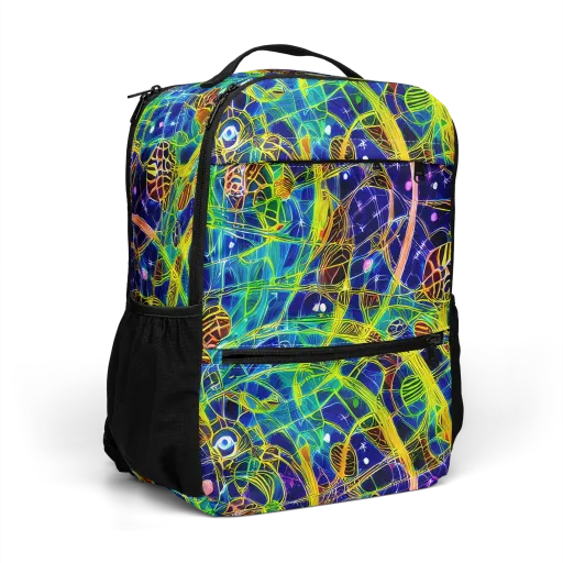 Prismatic Undergrowth on a Utility Backpack