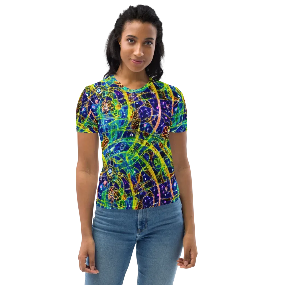 Prismatic Undergrowth on Women's Crew Neck T-Shirt — Front