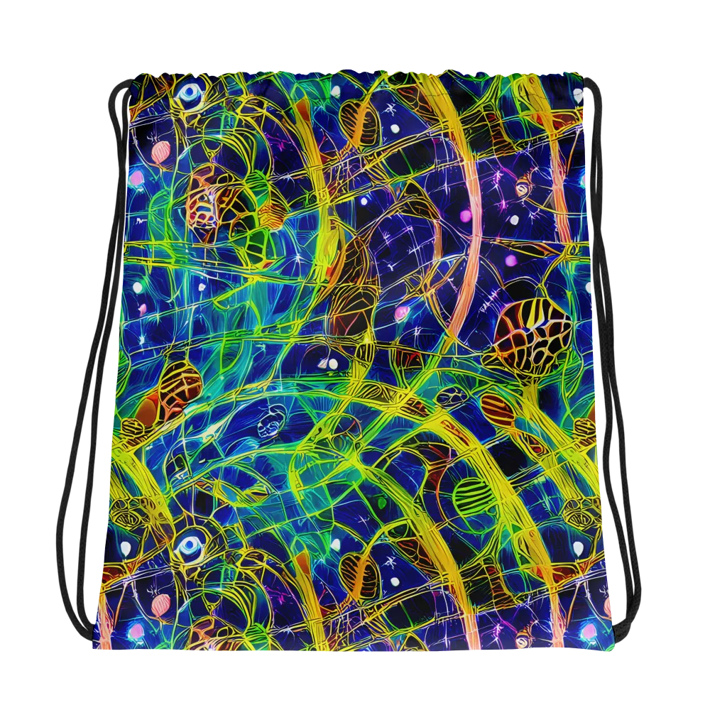 Prismatic Undergrowth on Drawstring Bag — Photo