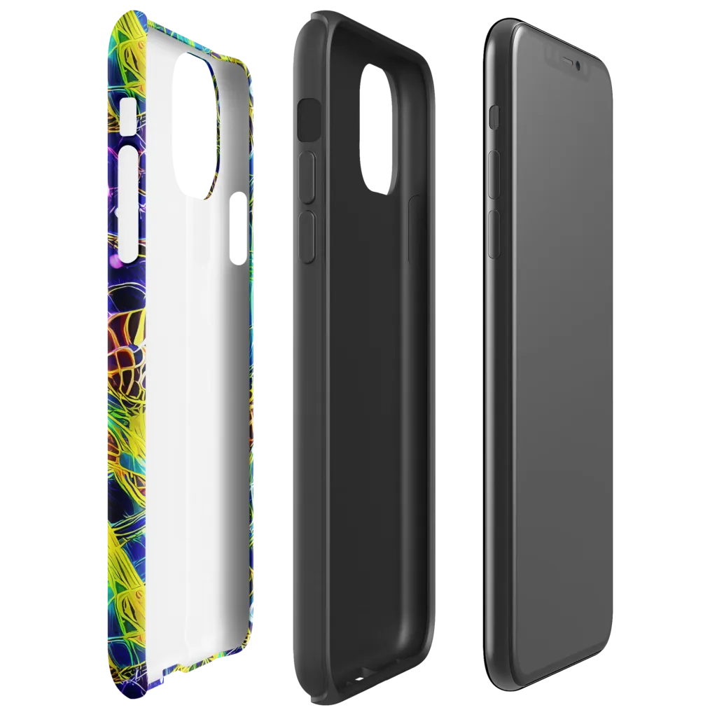 Prismatic Undergrowth on Tough Case for iPhone® — Right