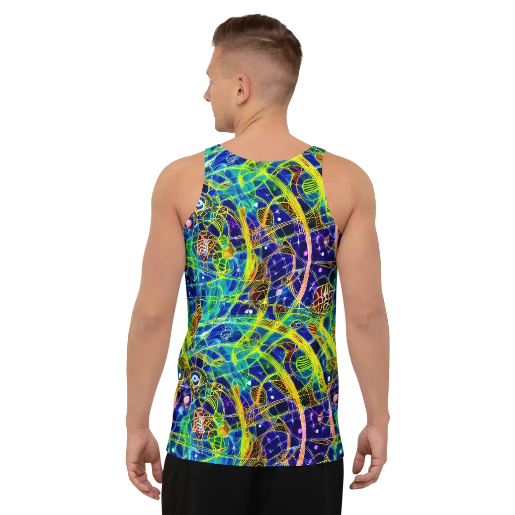 Prismatic Undergrowth on Men's Tank Top — Back