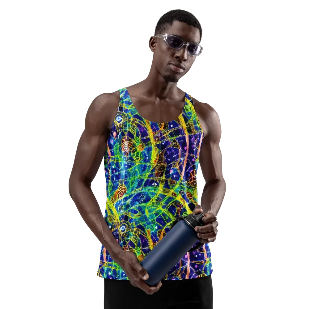 Prismatic Undergrowth on Men's Tank Top — Front