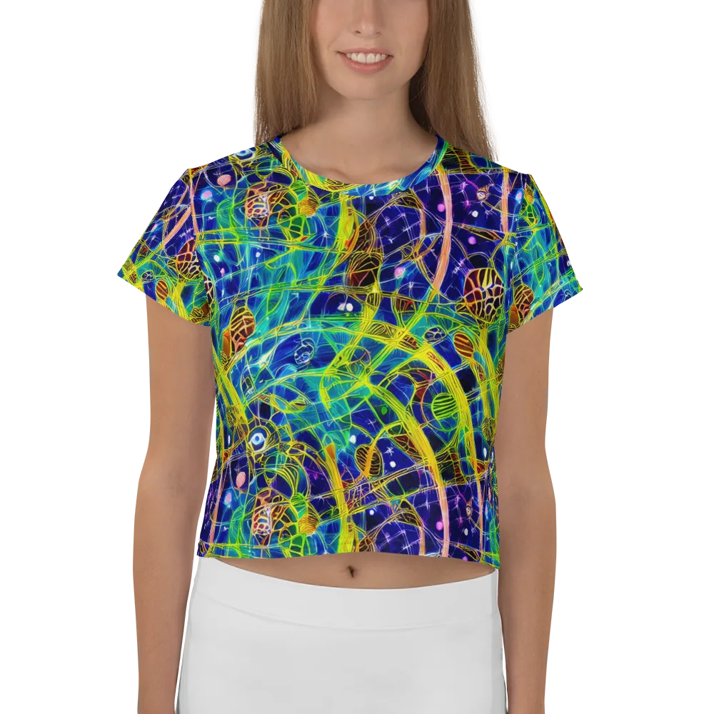 Prismatic Undergrowth on Crop Tee — Front