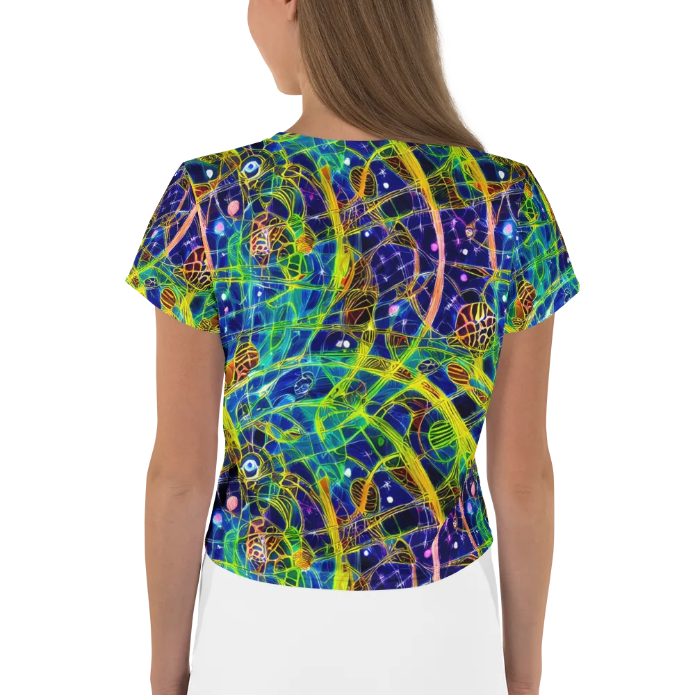 Prismatic Undergrowth on Crop Tee — Back