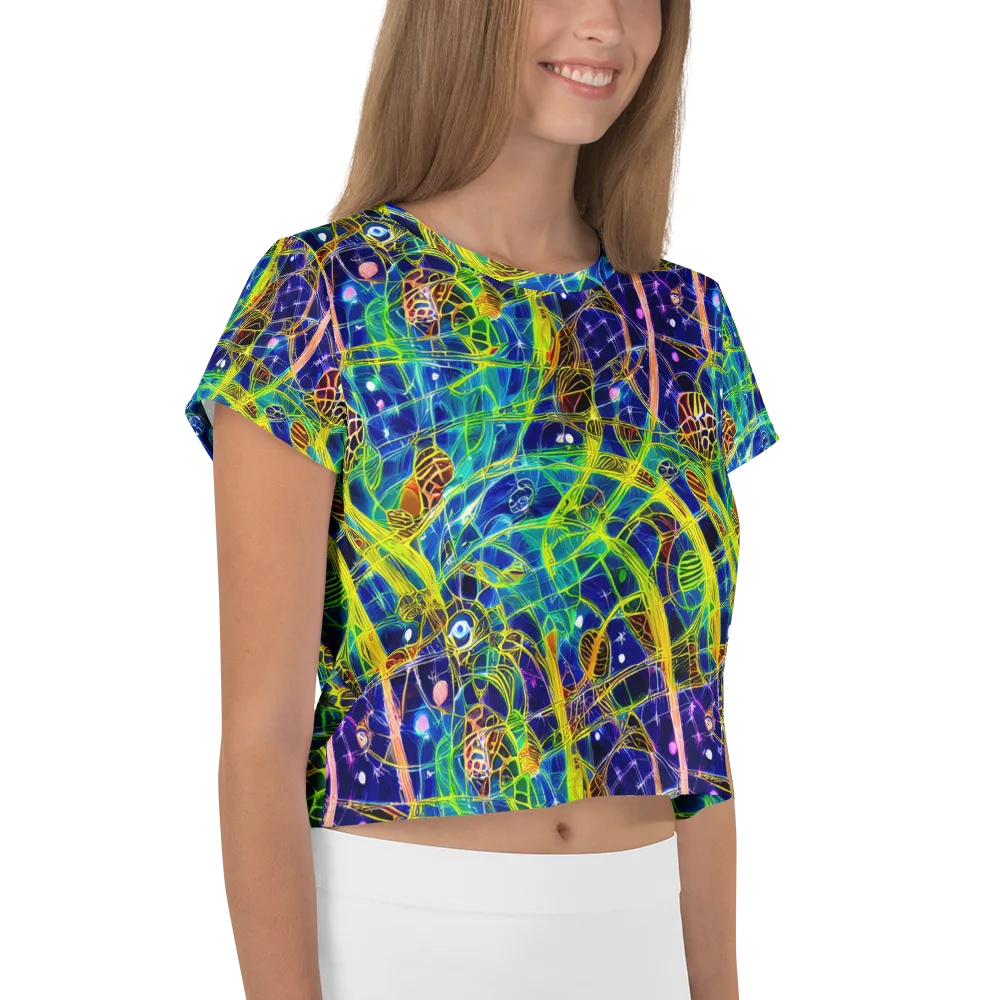 Prismatic Undergrowth on Crop Tee — Right