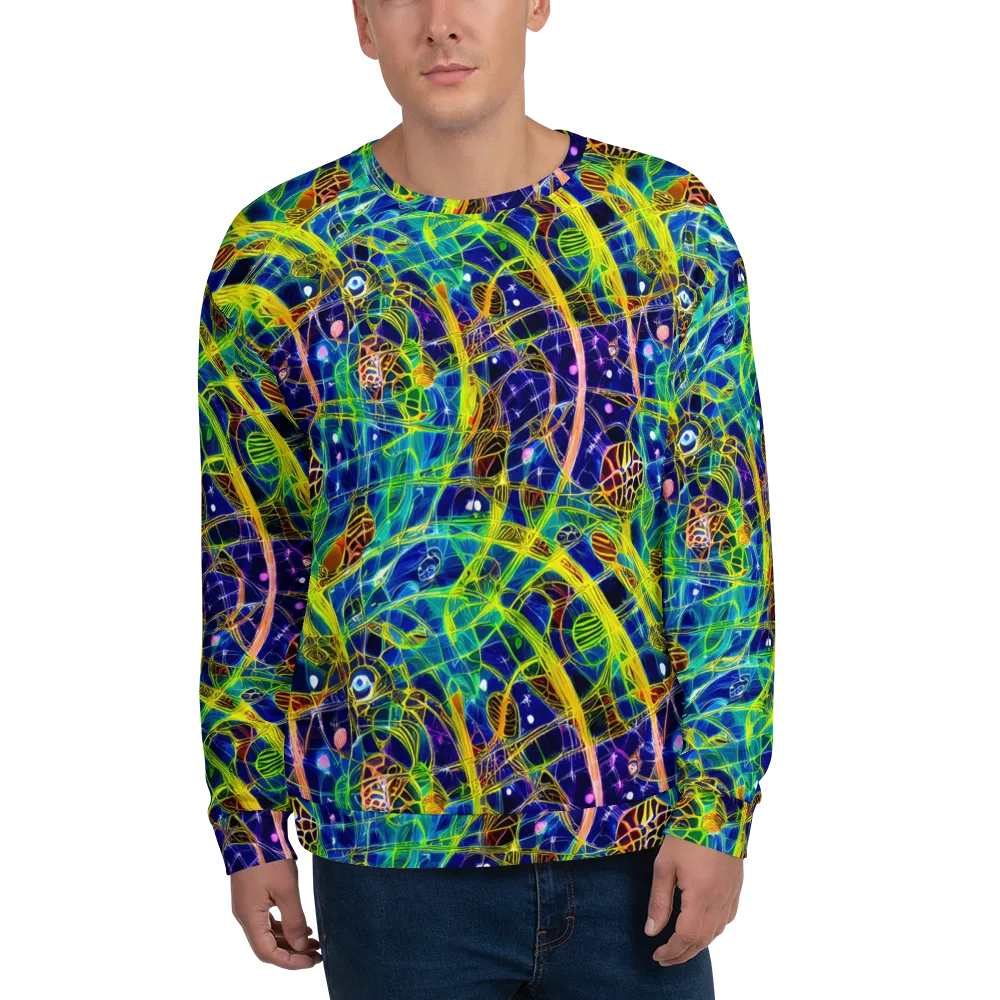 Prismatic Undergrowth on Sweatshirt — Front