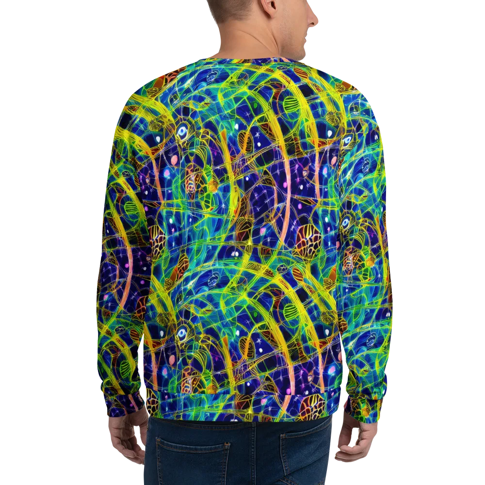 Prismatic Undergrowth on Sweatshirt — Back