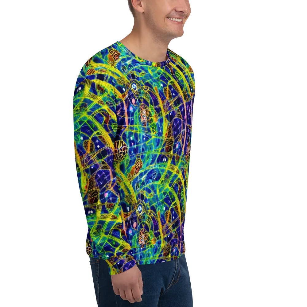 Prismatic Undergrowth on Sweatshirt — Right Front
