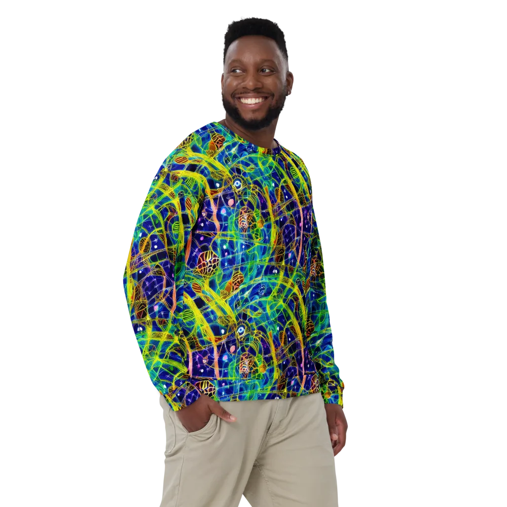 Prismatic Undergrowth on Sweatshirt — Front