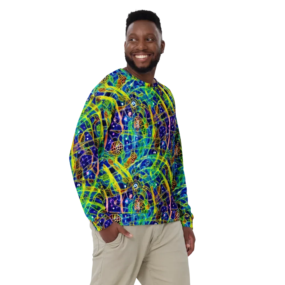 Prismatic Undergrowth on Sweatshirt — Front
