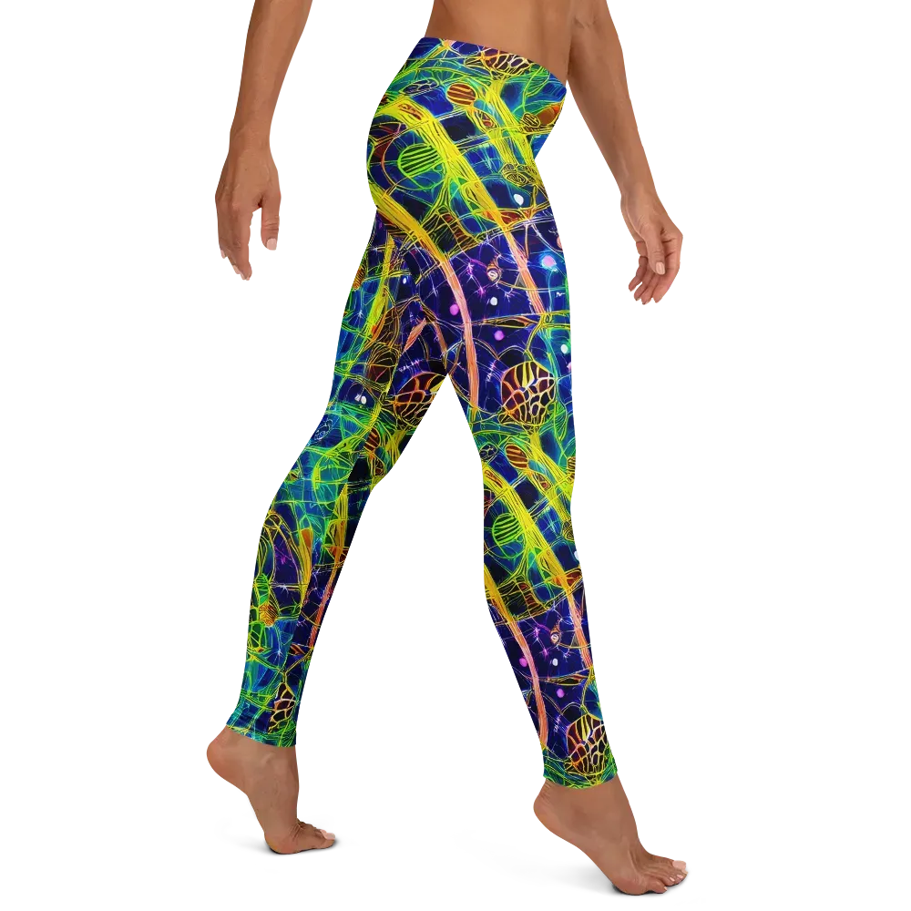 Prismatic Undergrowth on Leggings — Right