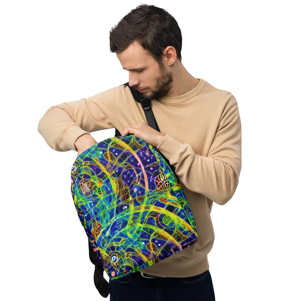 Prismatic Undergrowth on Minimalist Backpack — Front