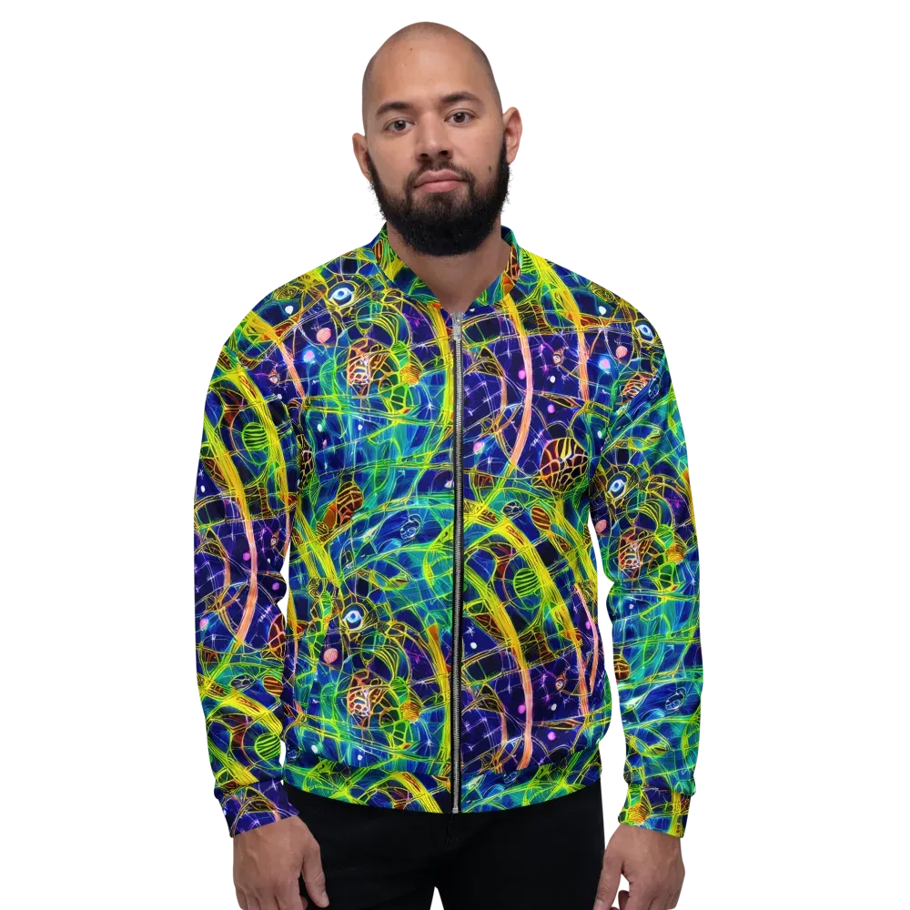 Prismatic Undergrowth on Bomber Jacket — Front