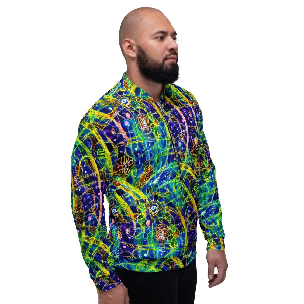Prismatic Undergrowth on Bomber Jacket — Right