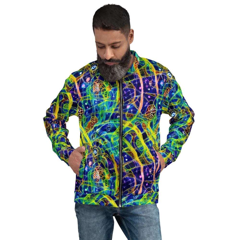 Prismatic Undergrowth on Bomber Jacket — Front