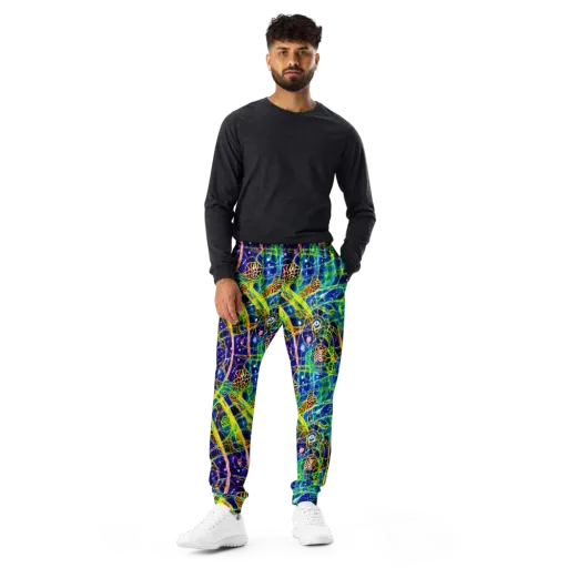 Prismatic Undergrowth on a Men's Joggers