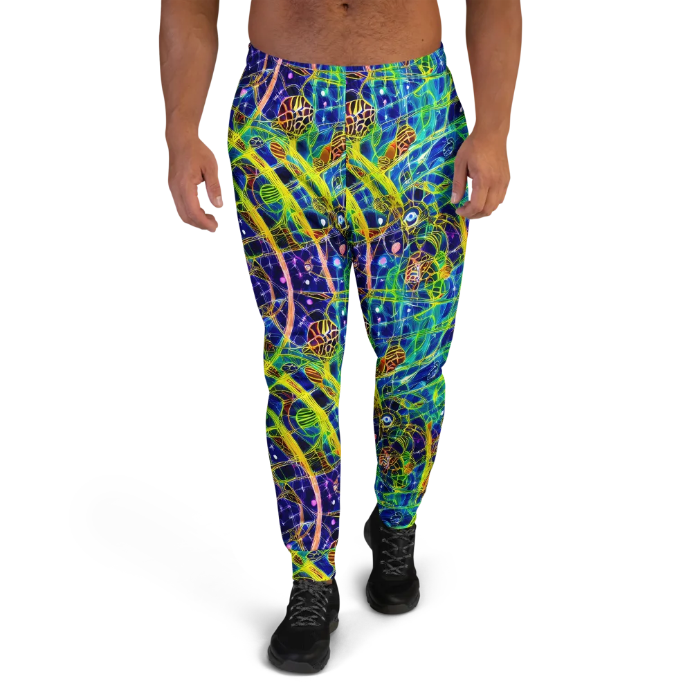 Prismatic Undergrowth on Men's Joggers — Front