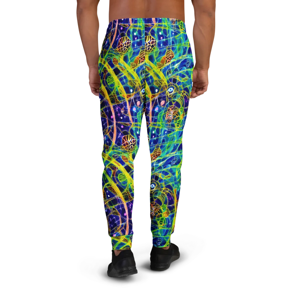 Prismatic Undergrowth on Men's Joggers — Back