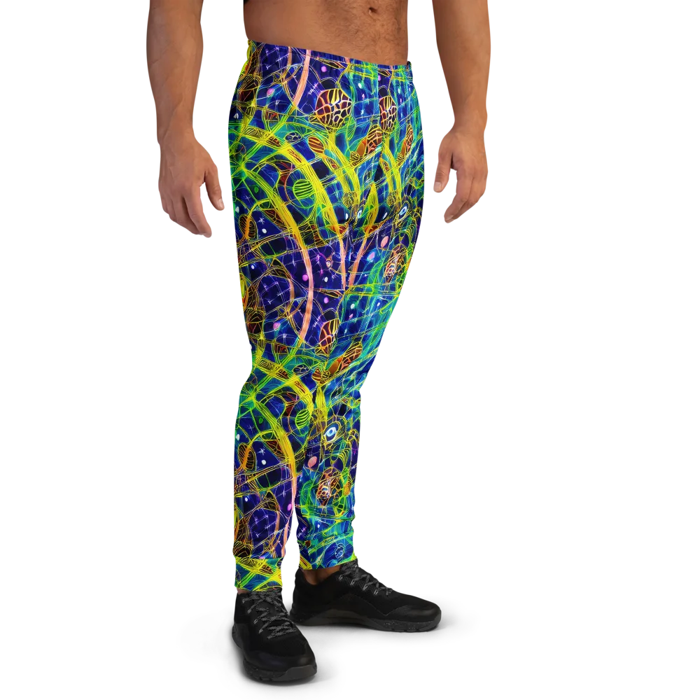 Prismatic Undergrowth on Men's Joggers — Right