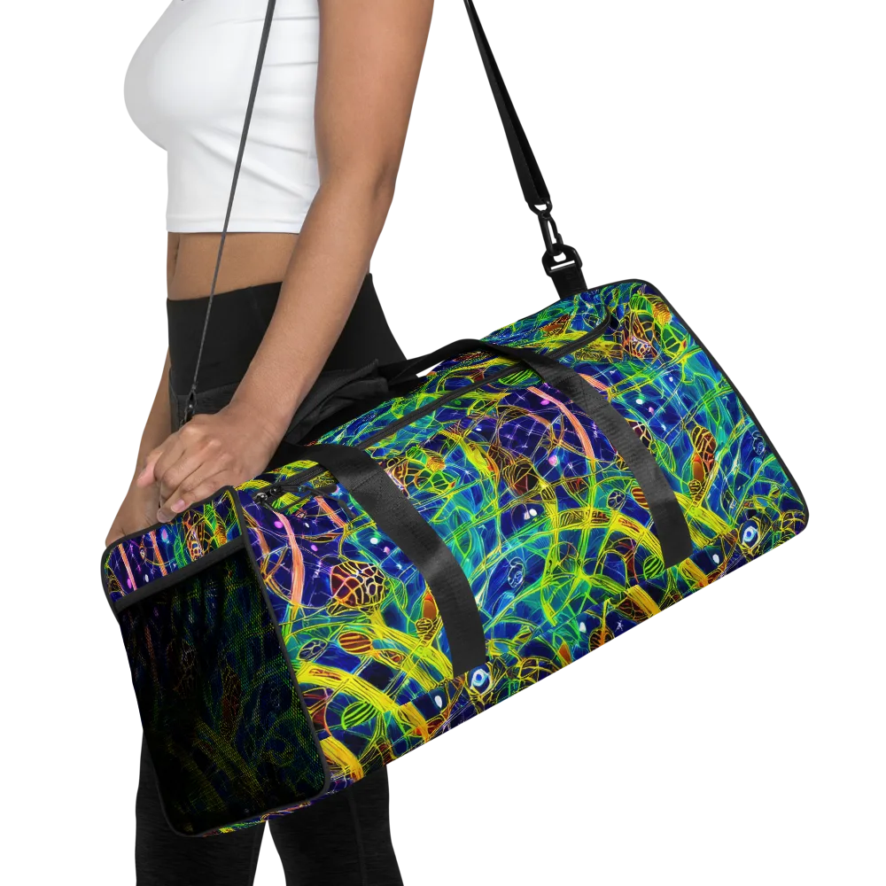 Prismatic Undergrowth on Duffle Bag — Front