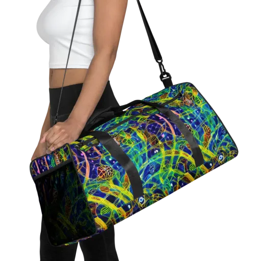 Prismatic Undergrowth on a Duffle Bag