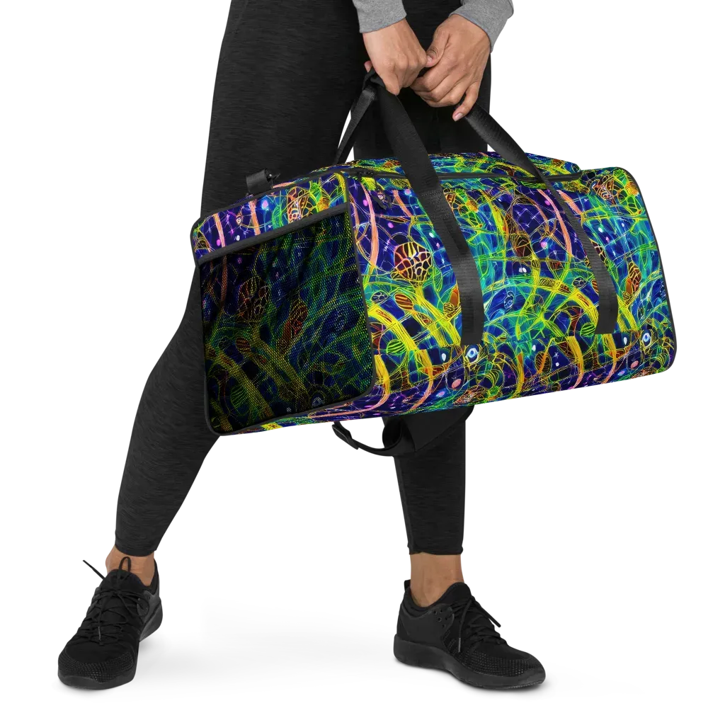 Prismatic Undergrowth on Duffle Bag — Right Front