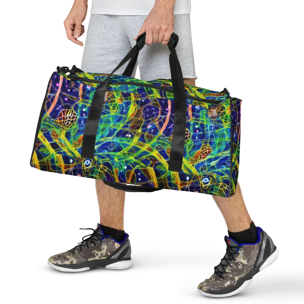 Prismatic Undergrowth on Duffle Bag — Front