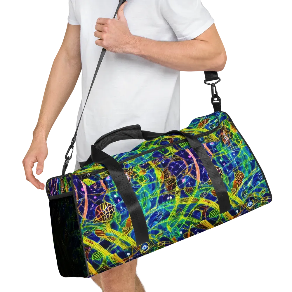 Prismatic Undergrowth on Duffle Bag — Right Front