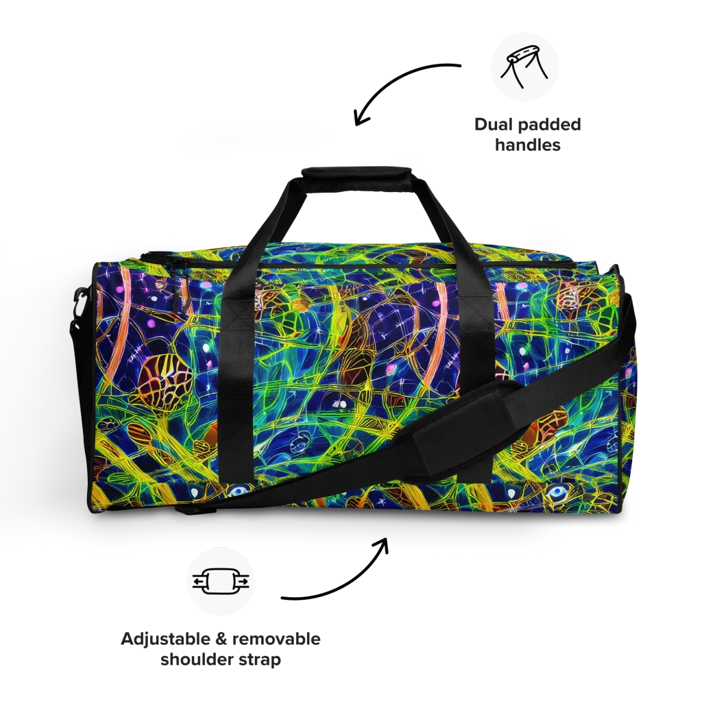 Prismatic Undergrowth on Duffle Bag — Front