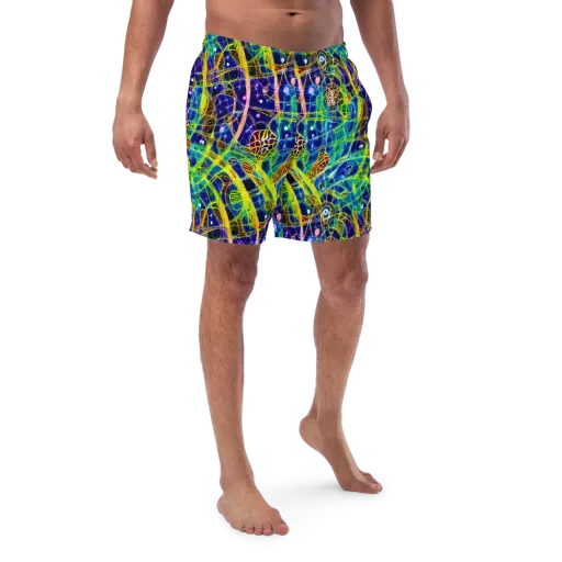 Prismatic Undergrowth on a Swim Trunks