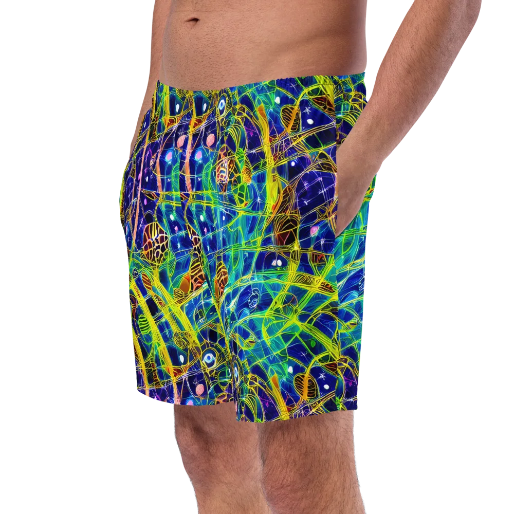 Prismatic Undergrowth on Swim Trunks — Left Front